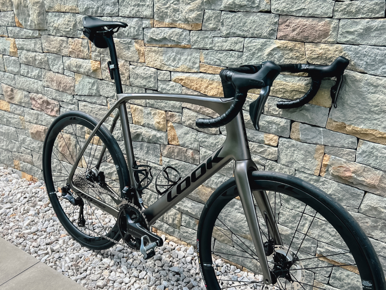 LOOK 765 Optimum 2 Disc Charcoal Metallic Black Satin ULT Di2 R38D Wheel - XS - Image 7