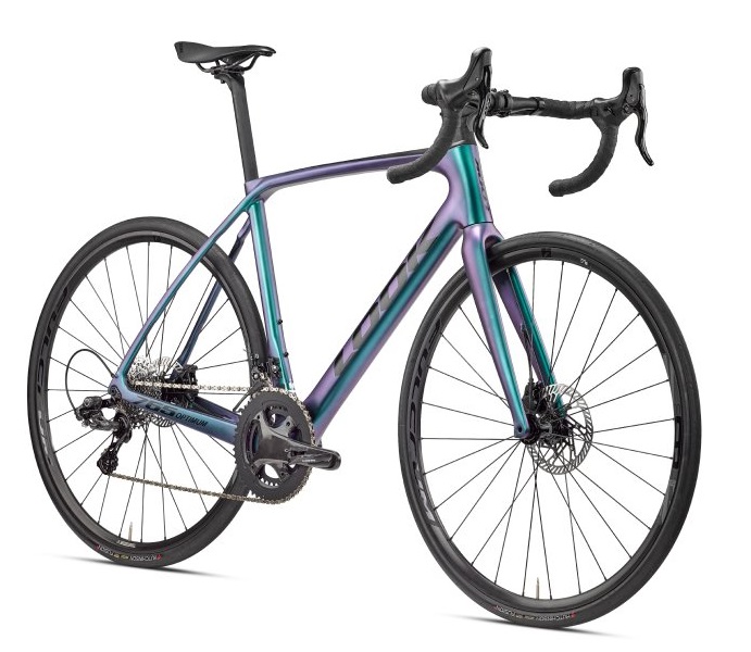 LOOK 765 Optimum 2 Disc Chameleon Green Blue Chorus 2X12 Fulcrum Racing 900 Wheel - S - Image 6