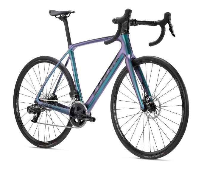 LOOK 765 Optimum 2 Disc Chameleon Green Blue Mat Rival Etap Fulcrum Racing 900 Wh - XS - Image 5