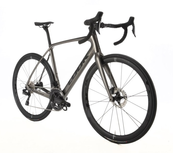 LOOK 765 Optimum 2 Disc Charcoal Metallic Black Satin ULT Di2 R38D Wheel - XS - Image 5