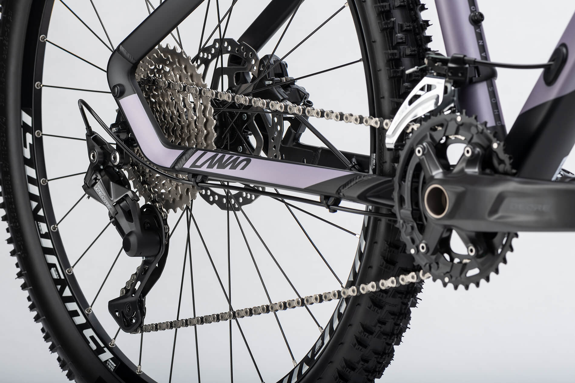 GHOST Lanao Advanced 27.5 Black/Pearl Purple Matt - XS - Image 4