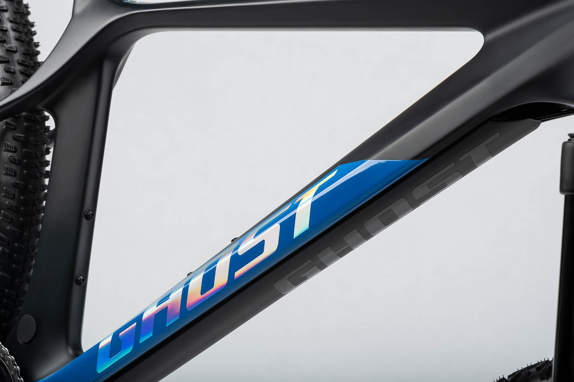 GHOST Lector Essential Raw Carbon Matt/Blue Gloss - XS - Image 4