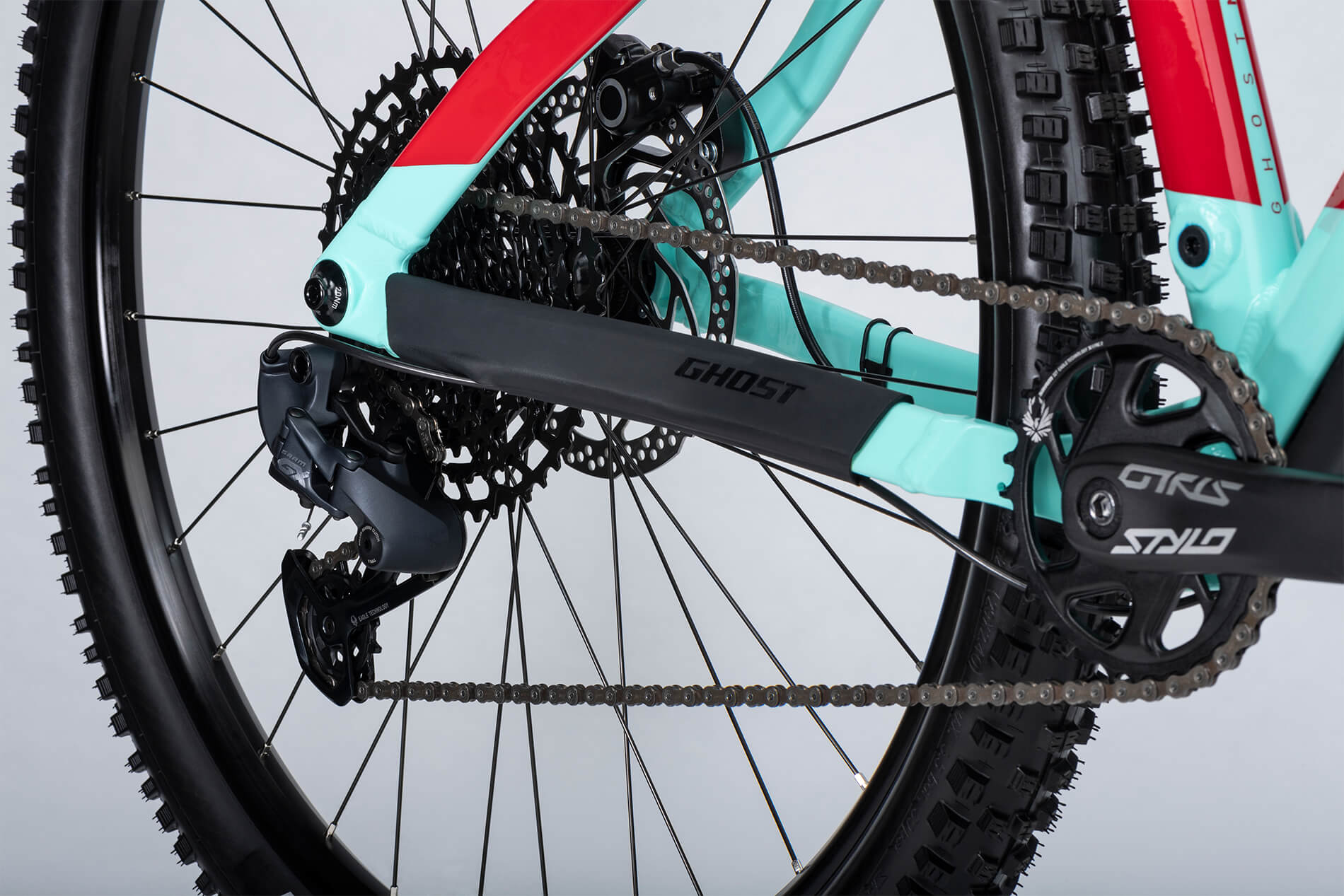 GHOST Nirvana Trail Universal 29 Green/Red - M - Image 5