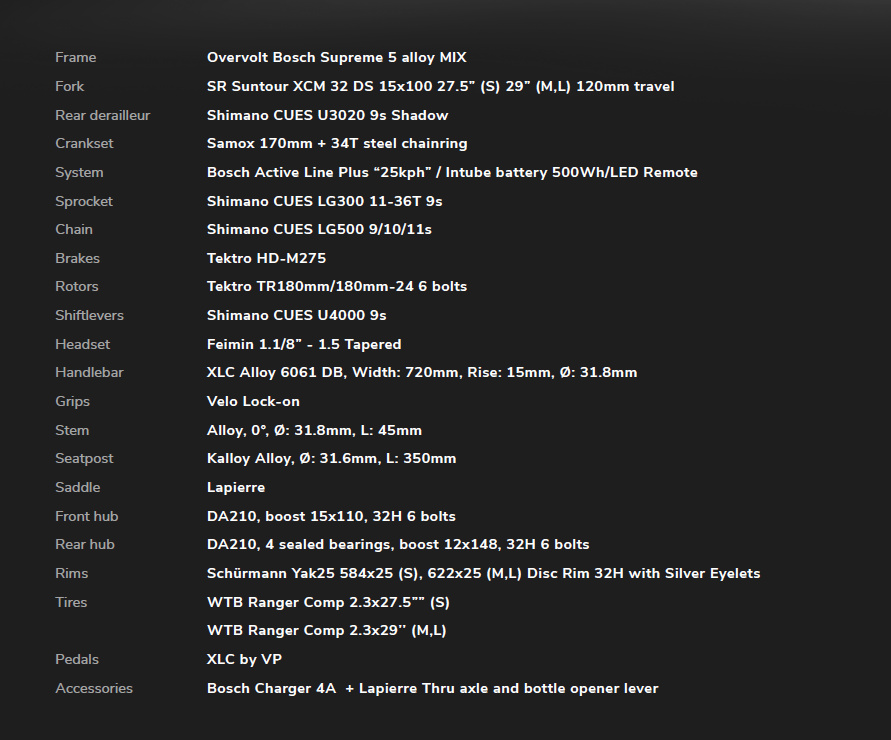 LAPIERRE Overvolt HT 4.5 27.5 Mid Sky Blue - S - Image 2