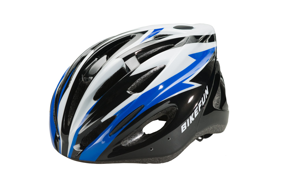 Fejvédő BIKEFUN COBBER fekete/kék - HB25-BB - Image 2