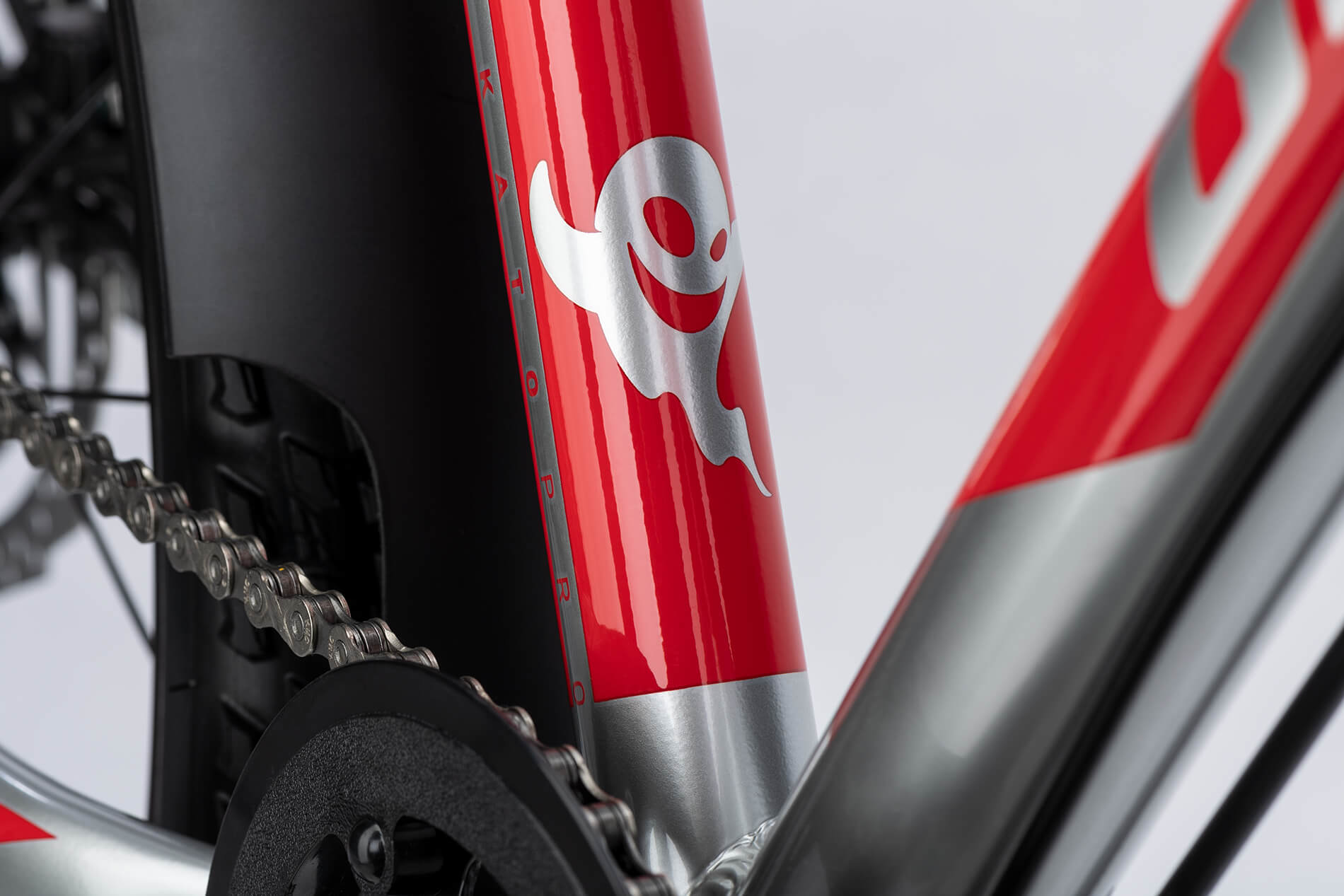 GHOST Kato 24 Pro EQ Silver/Red Gloss - Image 3