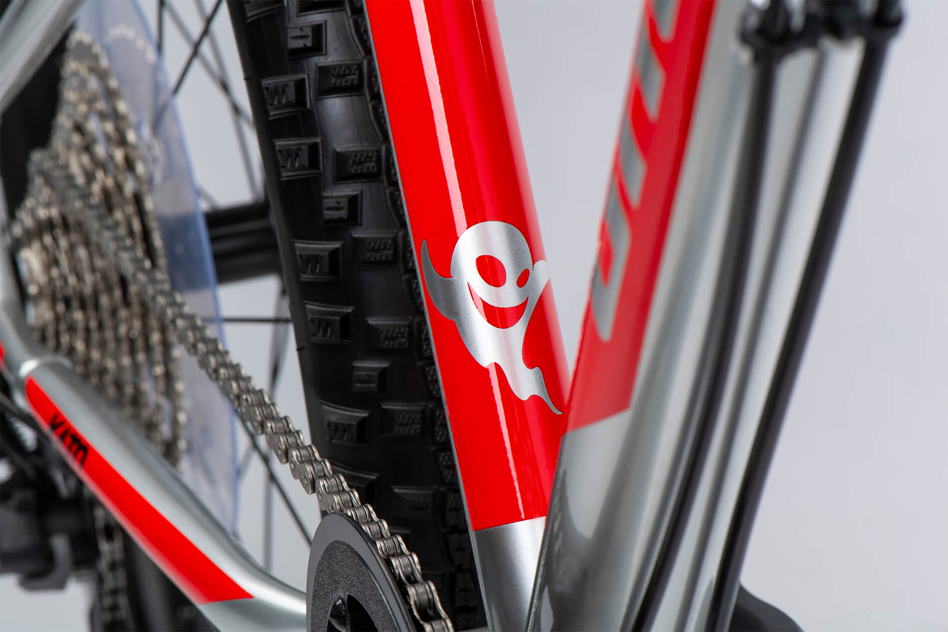 GHOST Kato 24 Pro Silver/Red Gloss - Image 4