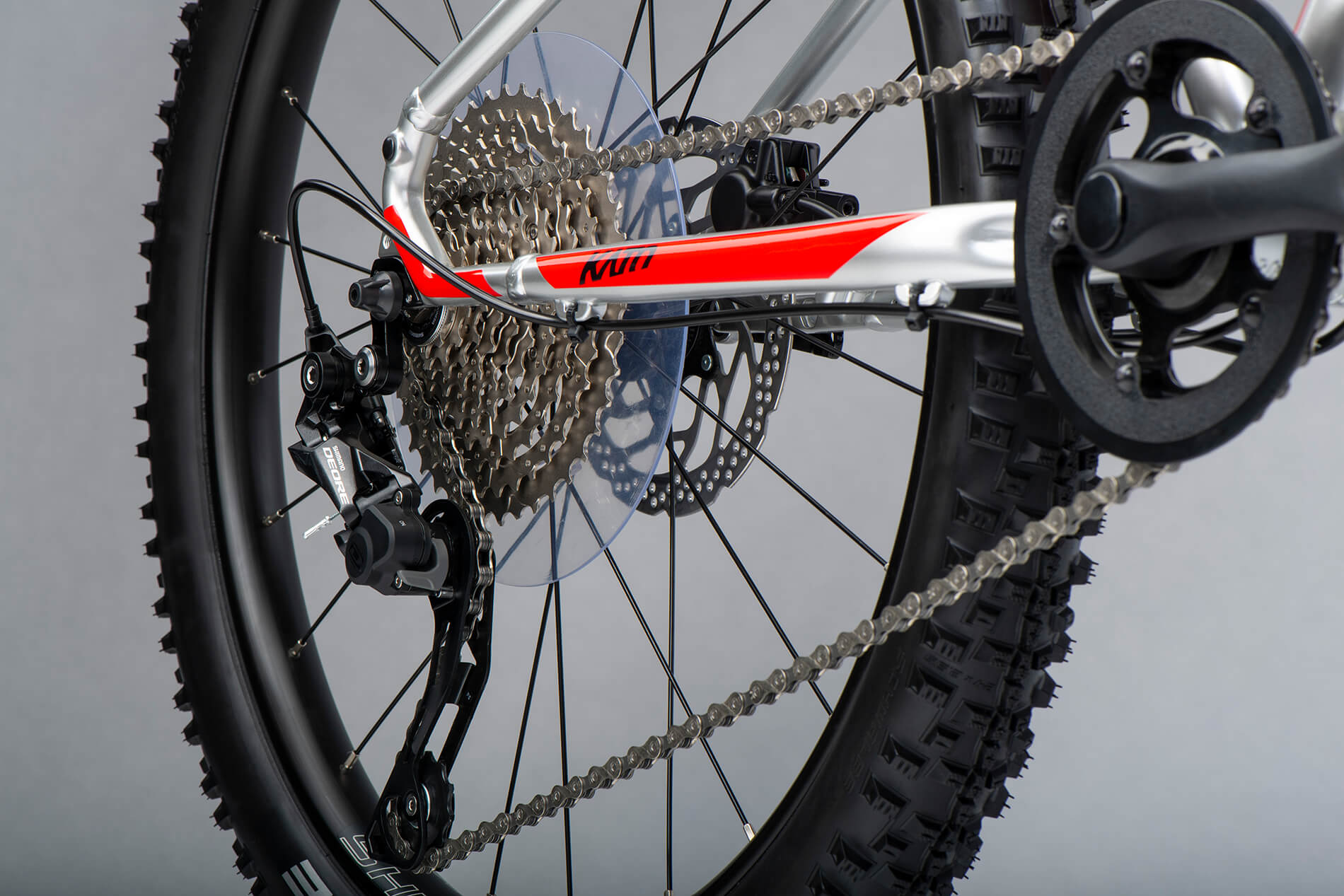 GHOST Kato 24 Pro Silver/Red Gloss - Image 5