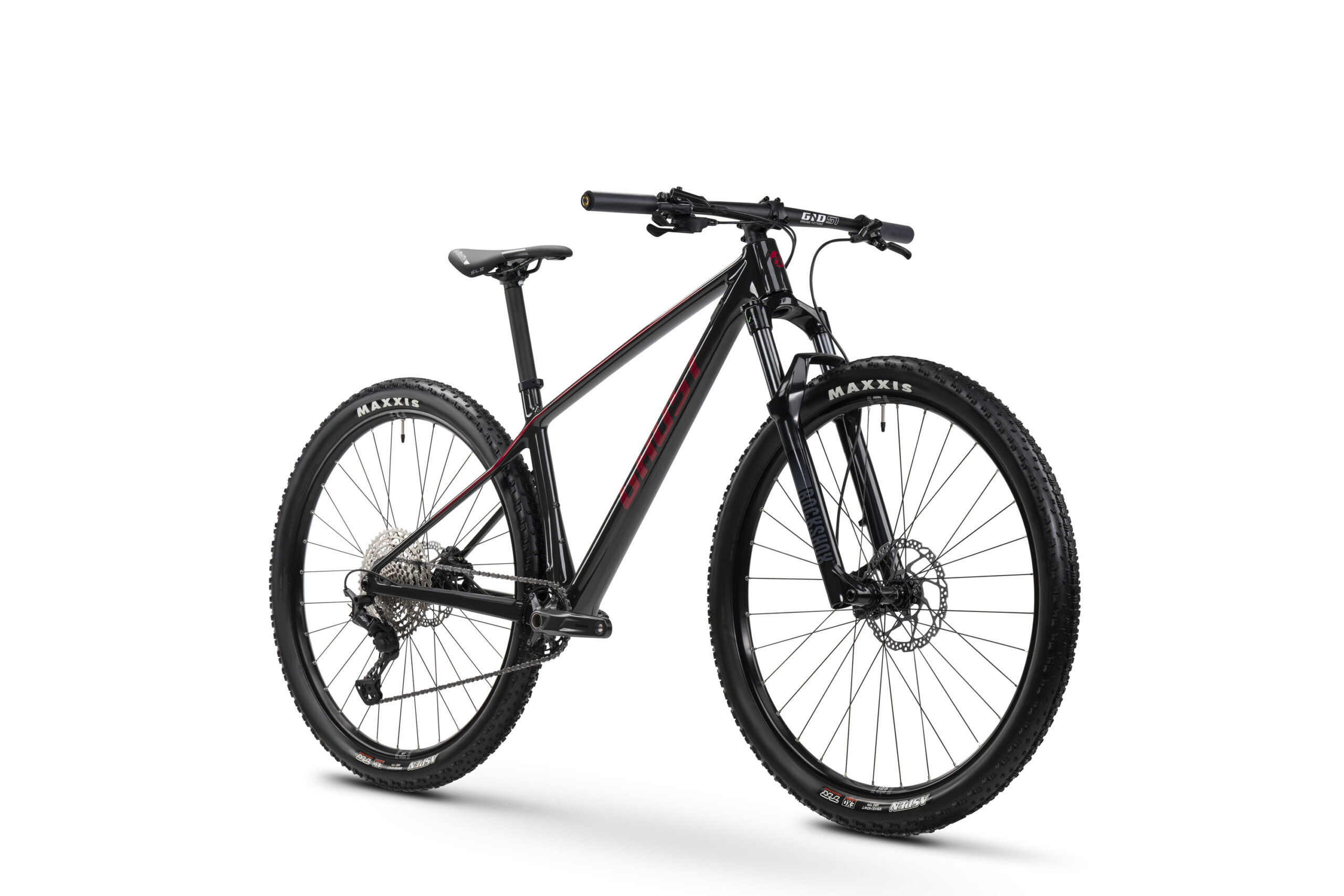 GHOST Lector Universal Raw Carbon/Metallic Rusty Red Glossy - XS - Image 2