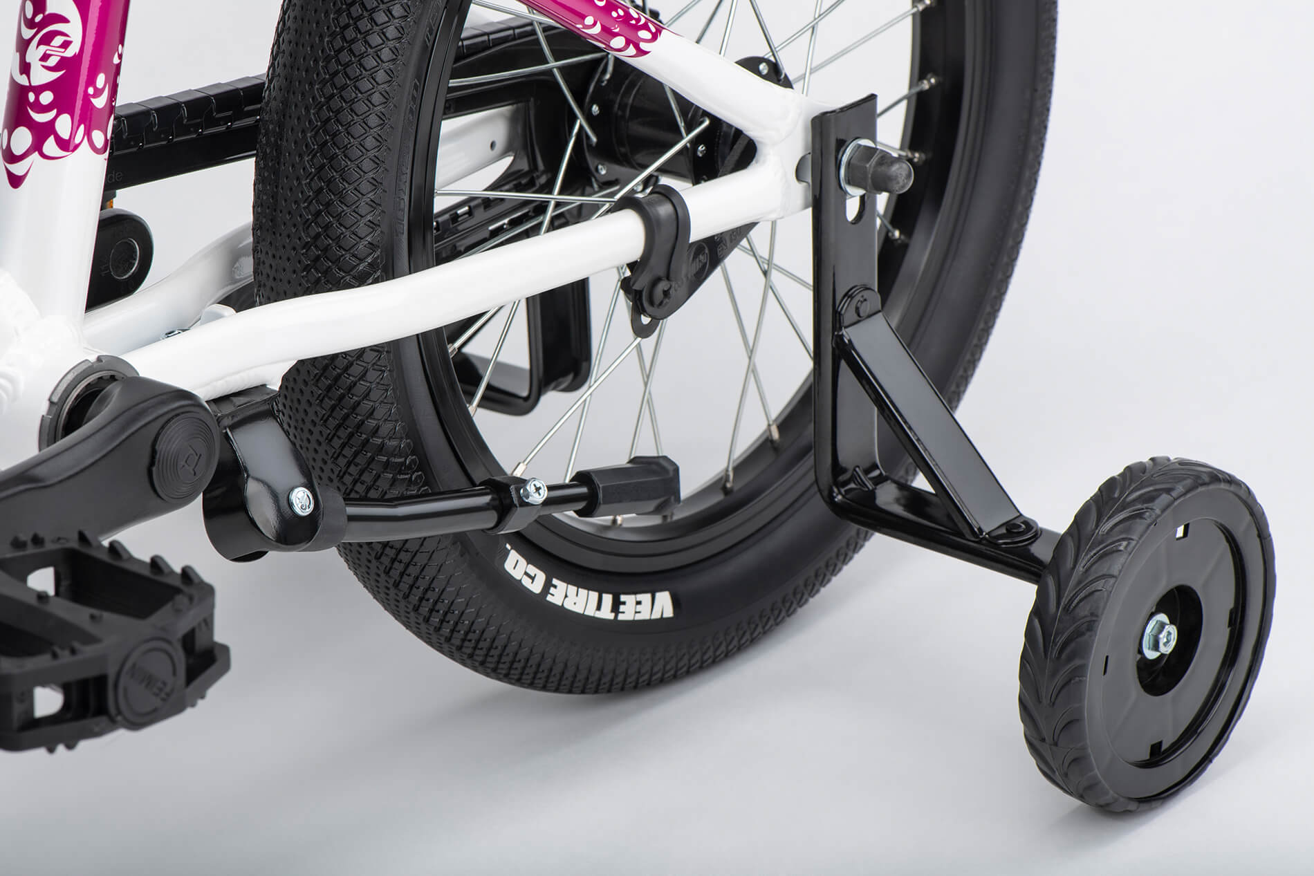 GHOST Powerkid 16 Pearl White/Candy Magenta Gloss - Image 3