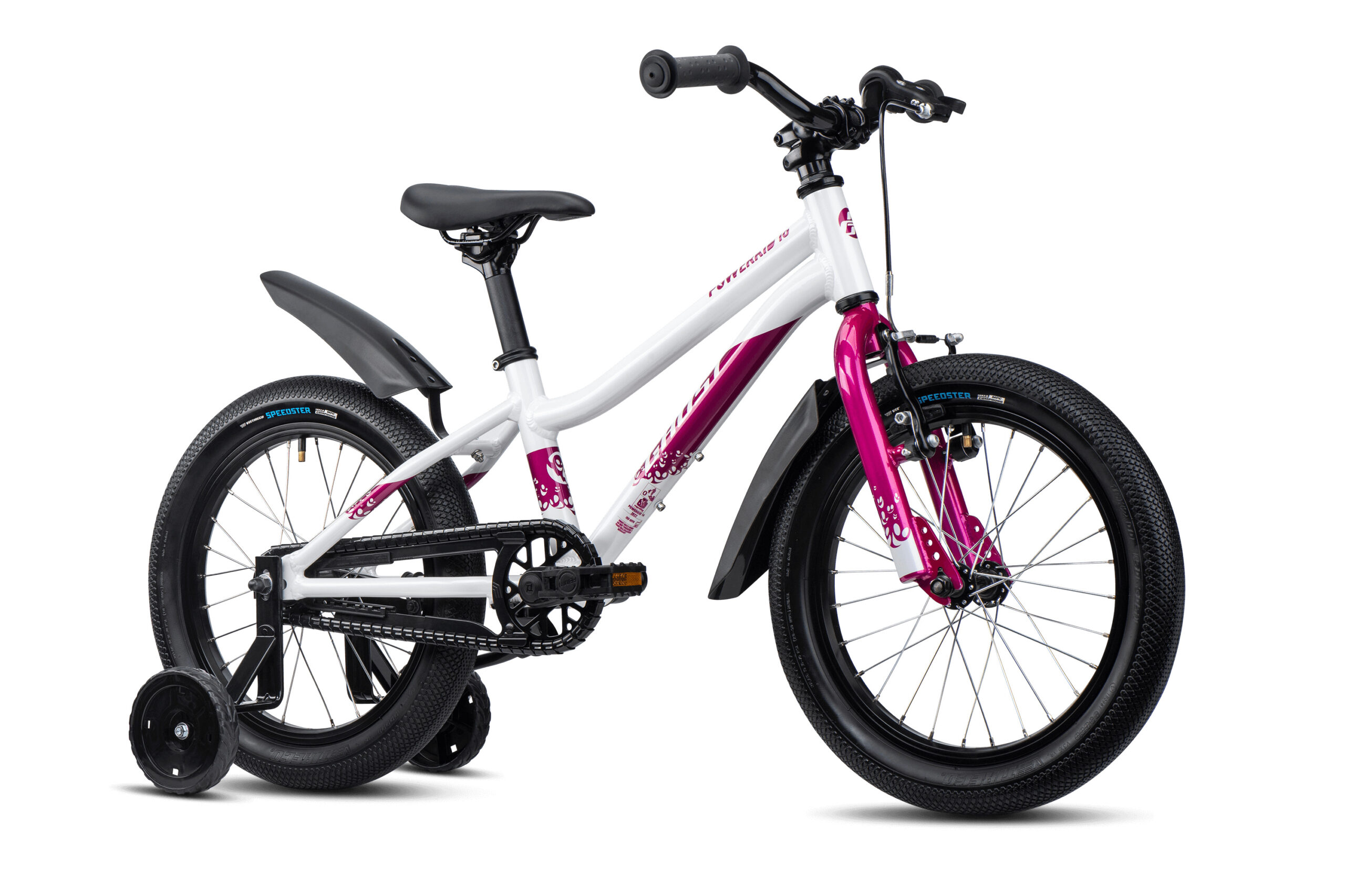 GHOST Powerkid 16 Pearl White/Candy Magenta Gloss - Image 2