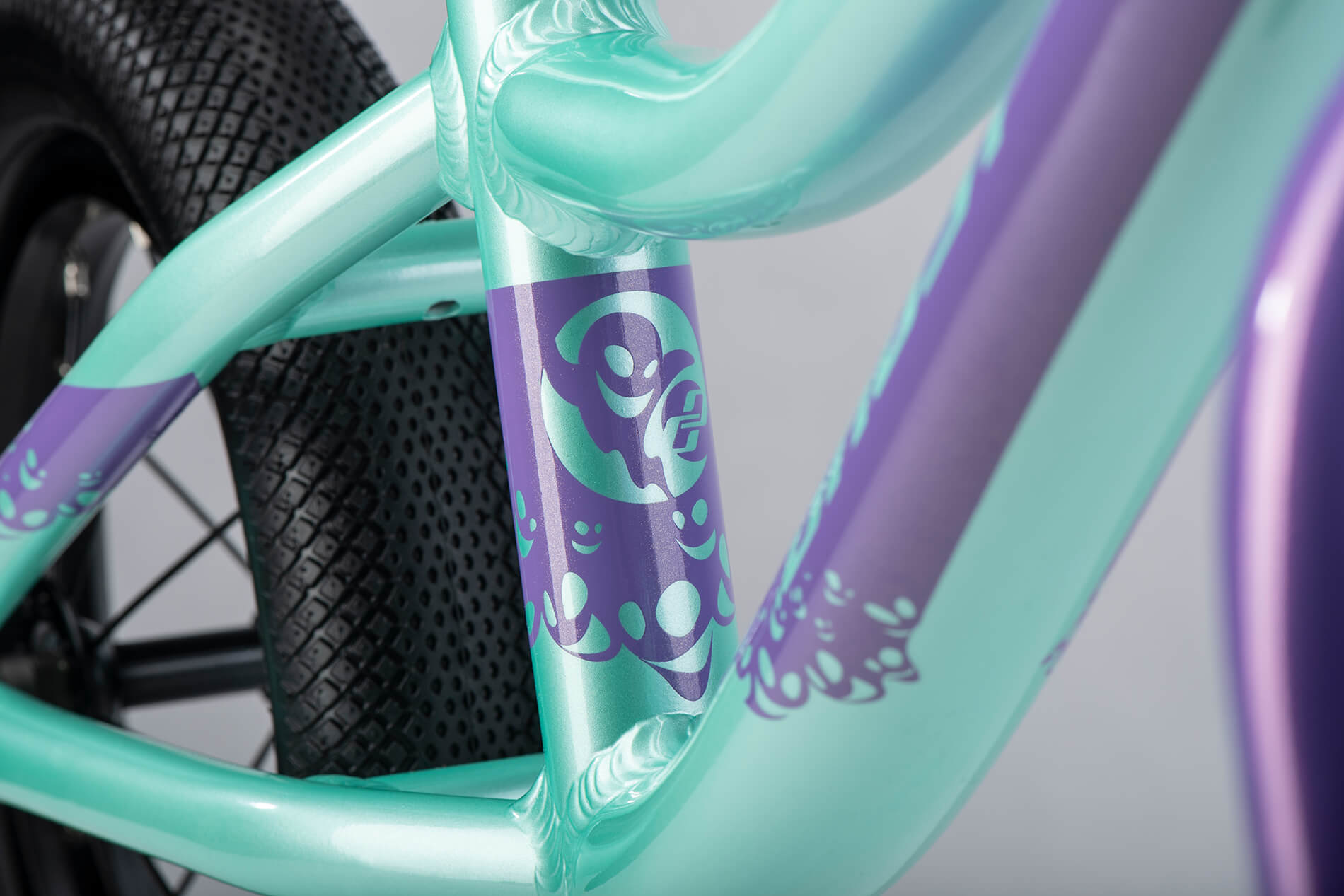 GHOST Powerkiddy 12 Mint/Metallic Purple Gloss - Image 4