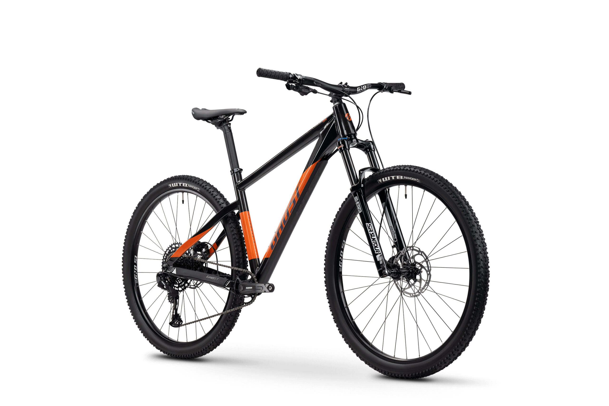 GHOST Nirvana Tour Base Metallic Black/Metallic Bright Orange Glossy - M - Image 2