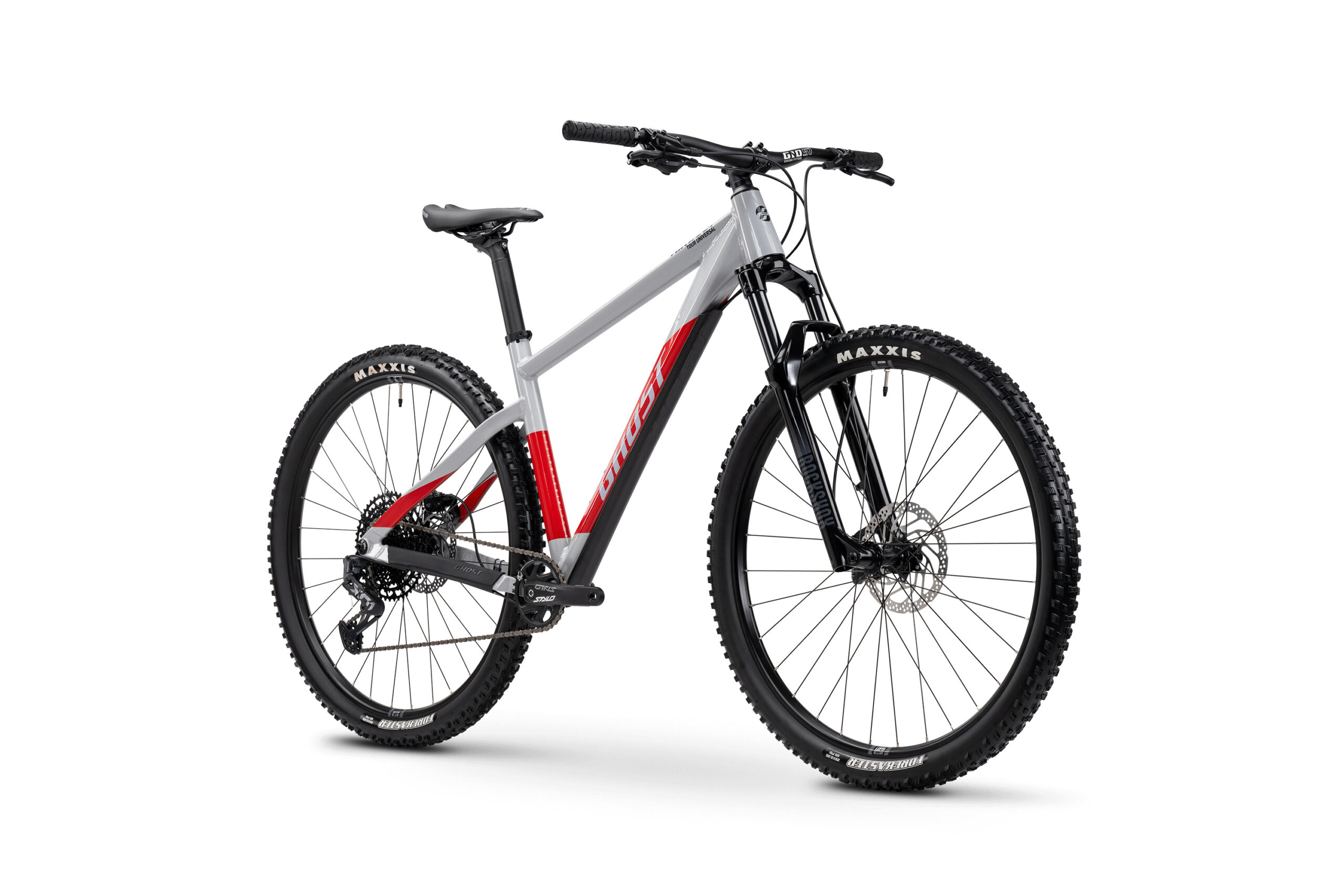 GHOST Nirvana Tour Universal 27,5 Light Grey/Riot Red Glossy - XS - Image 2