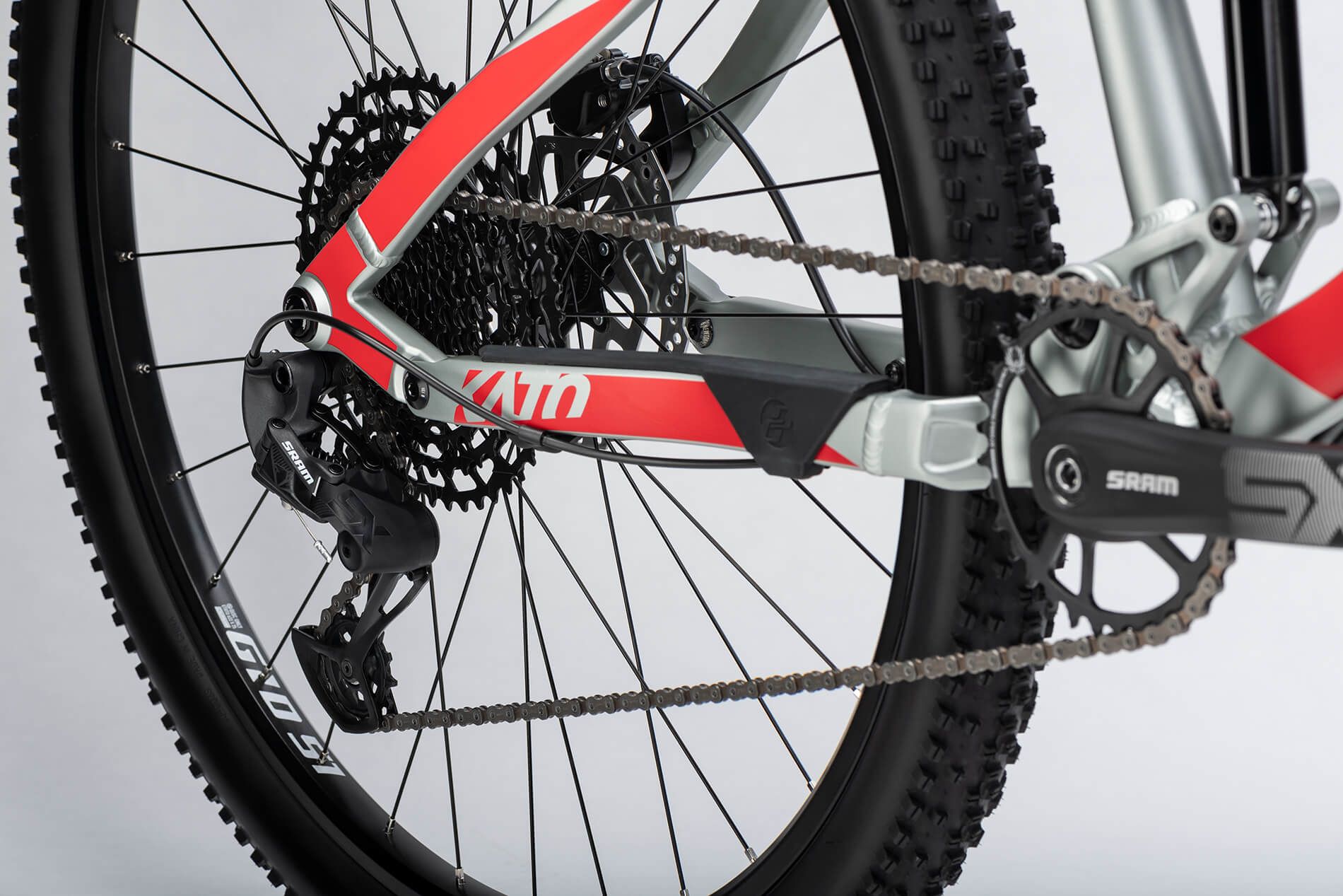 GHOST Kato FS Base 27.5 Grey/Red - S - Image 6