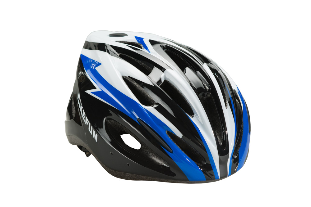 Fejvédő BIKEFUN COBBER fekete/kék - HB25-BB - Image 4