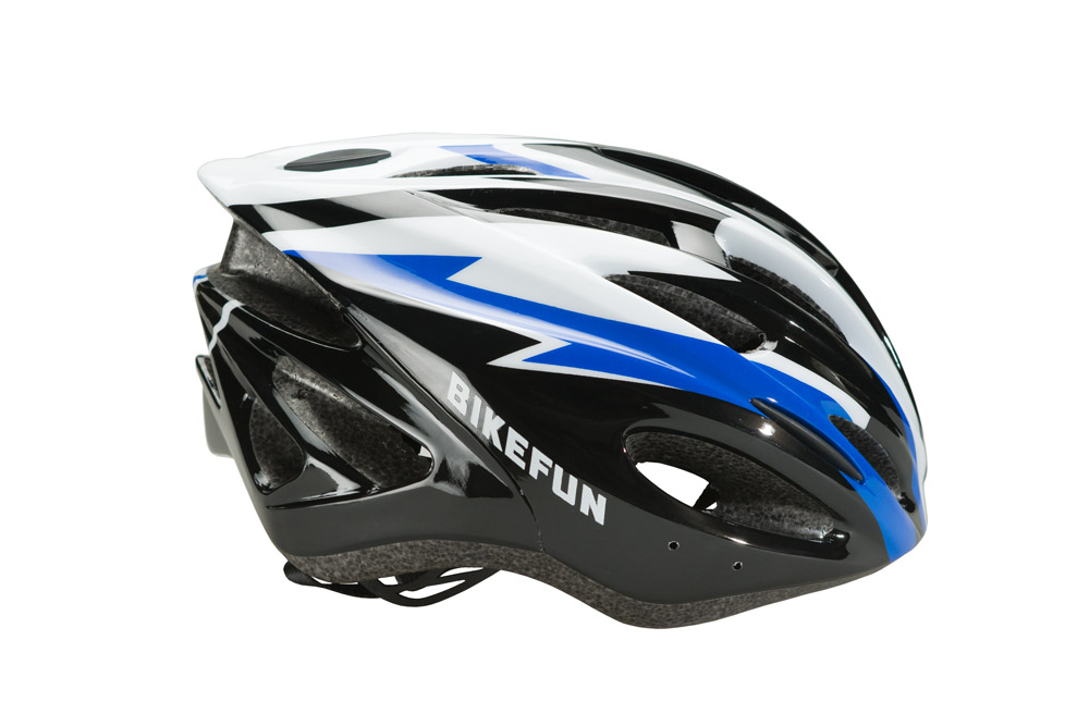 Fejvédő BIKEFUN COBBER fekete/kék - HB25-BB - Image 5